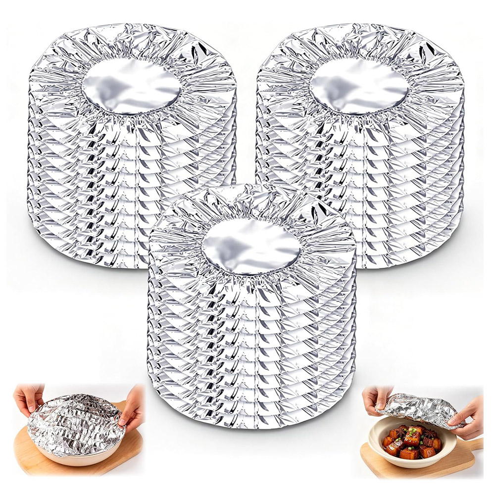 Meal Prep Chef - 재사용 가능한 알루미늄 호일 음식 덮개,