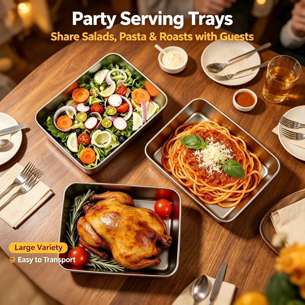 Meal Prep Chef - 6개 묶음 스테인리스 스틸 푸드 스토리지