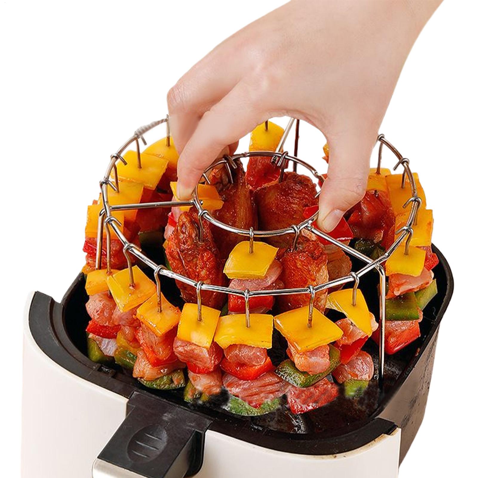 Meal Prep Chef - 에어프라이어 바베큐 랙 에어프라이어 꼬치 꽂이