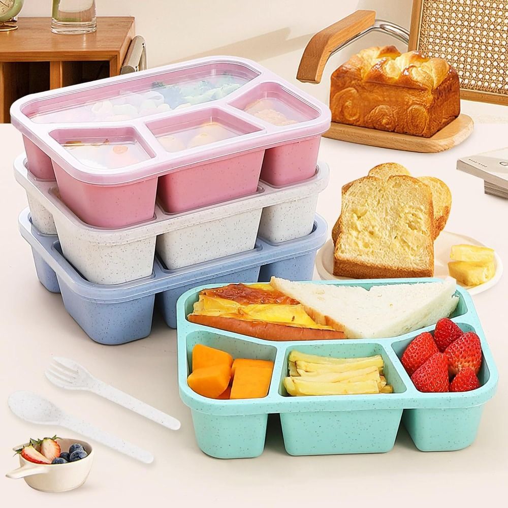 Meal Prep Kinder - 재사용 가능한 뚜껑 쌓을 수 있는