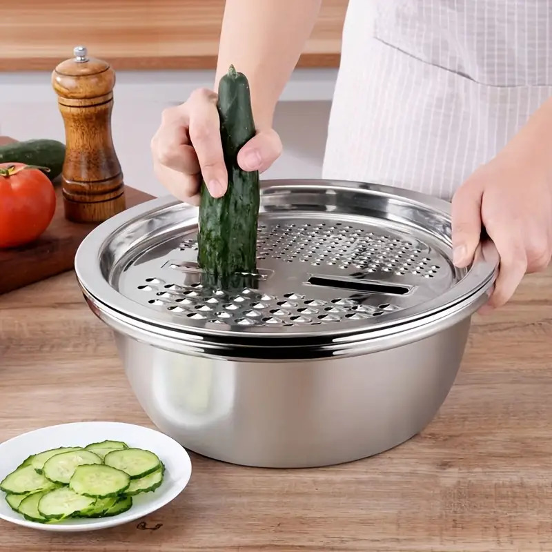 3개 묶음 스테인리스 스틸 키친 콜랜더 세트 멀티 펑션 - Meal Prep Chef 리뷰 및 가격