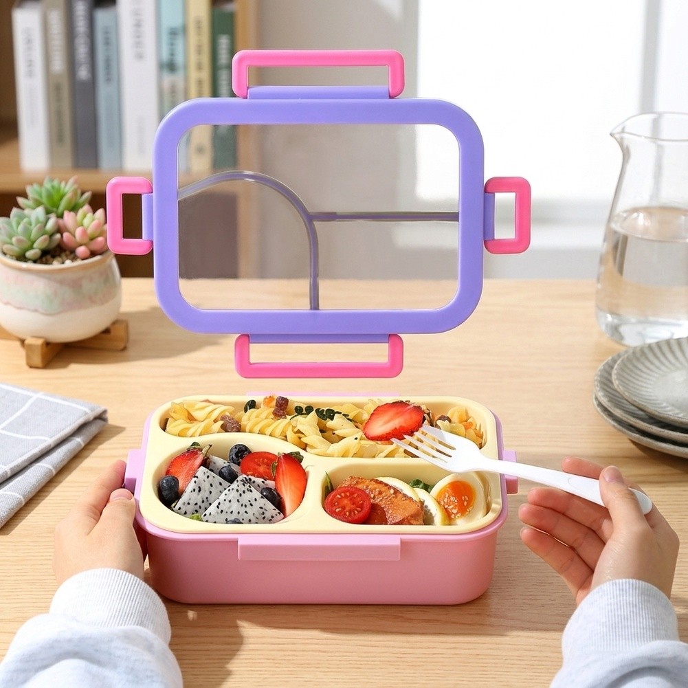 스테인리스 스틸 3칸 누수 방지 도시락 용기 (학교,  - Meal Prep List 리뷰 및 가격
