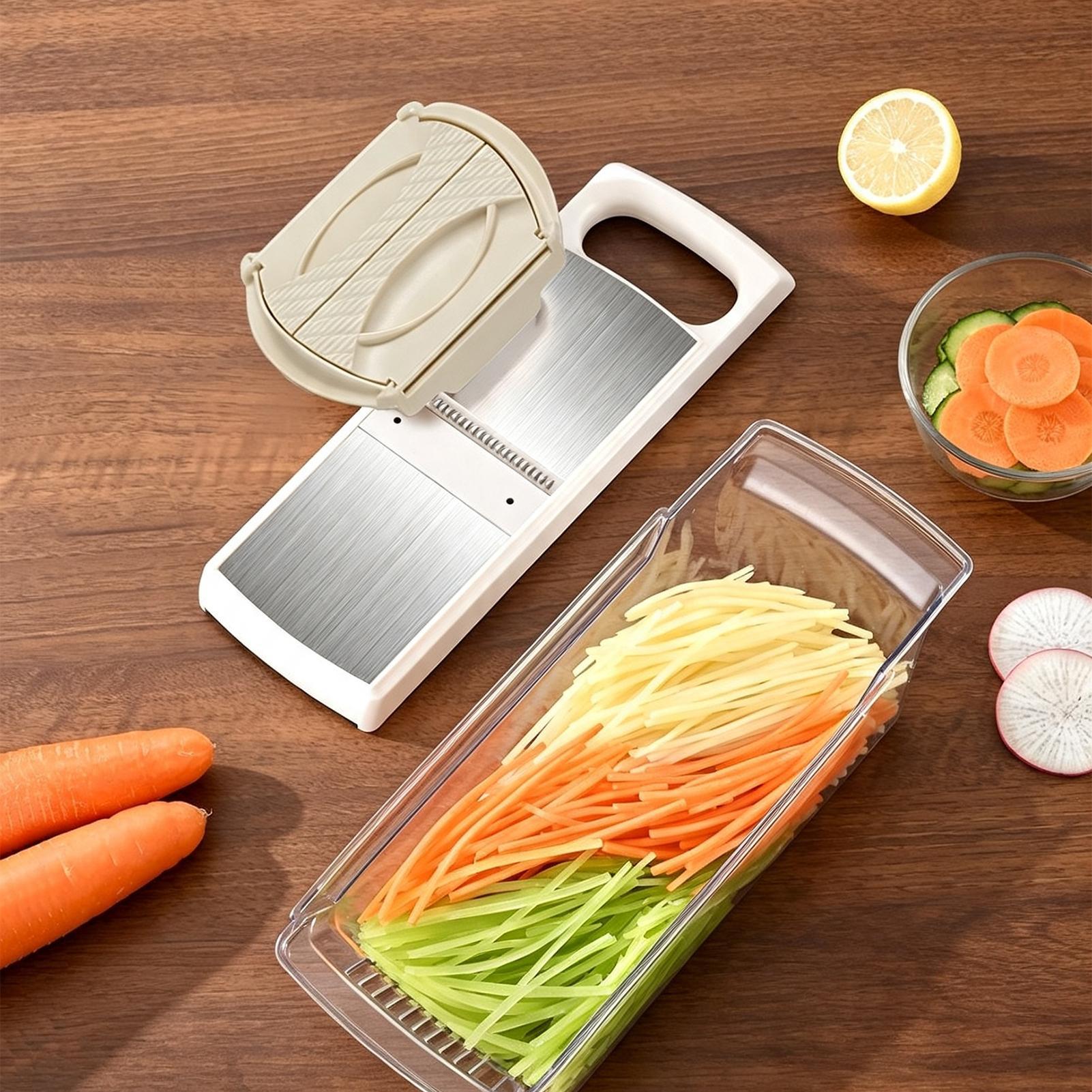 휴대용 야채 커터 주방용 식품 블레이드 채칼 안전한 슬 - Meal Prep Chef 리뷰 및 가격