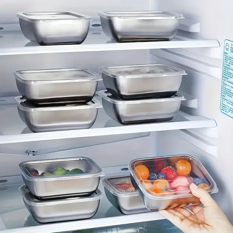 5종 스테인리스 스틸 식품 보관 용기, 냉장고, 도시락 - Meal Prep Chef 리뷰 및 가격