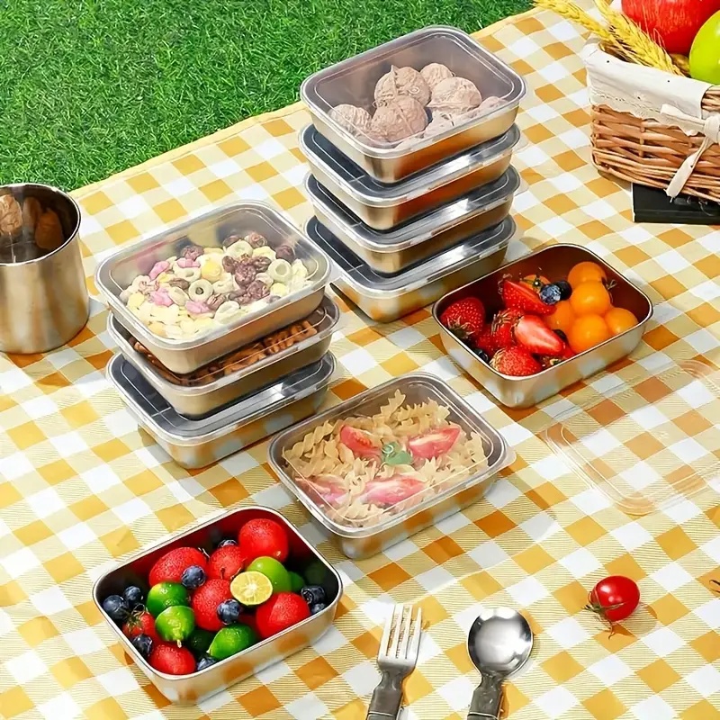 5종 스테인리스 스틸 식품 보관 용기, 냉장고, 도시락 - Meal Prep Chef 리뷰 및 가격