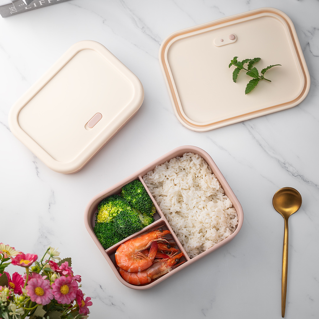700ml/1300ml 실리콘 도시락통 3칸 식사 준비 - Meal Prep Kinder 리뷰 및 가격